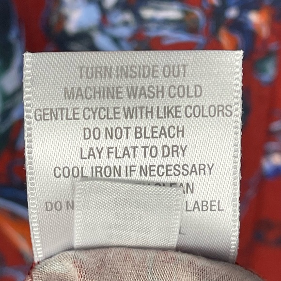 Garnet Hill Jersey Knit Swing Dress  Floral Print Tencel Jersey Knit Travel NWT - Picture 9 of 10